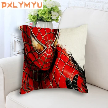 Cartoon Cushion Cover Spiderman Superhero Movie Posters Printed Back Linen Decorative Cushion Case Throw Pillow Case for Sofa
Cartoon Cushion Cover Spiderman Superhero Movie Posters Printed Back Linen Decorative Cushion Case Throw Pillow Case for Sofa