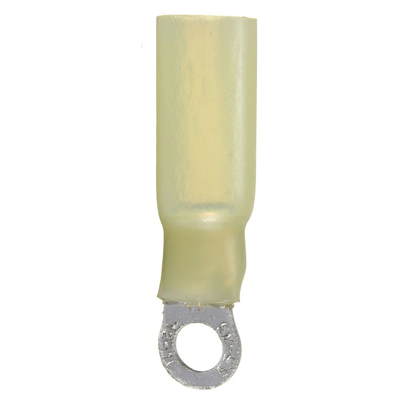 New 10pcs Yellow Ring Spade Bullet Insulated Heat Shrink Terminal Connector 12-10AWG
New 10pcs Yellow Ring Spade Bullet Insulated Heat Shrink Terminal Connector 12-10AWG