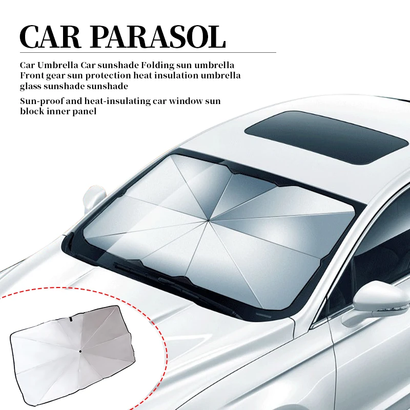 125cm-145cm Black Foldable Car Windshield Sun Shade Umbrella Car UV Cover Sunshade Heat Insulation Window Interior Protection
125cm-145cm Black Foldable Car Windshield Sun Shade Umbrella Car UV Cover Sunshade Heat Insulation Window Interior Protection