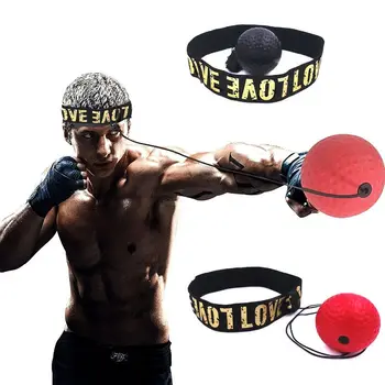Boxing Punch Exercise Fight Ball Reflex Boxer REACT Speed Training Head Band Box 
Boxing Punch Exercise Fight Ball Reflex Boxer REACT Speed Training Head Band Box