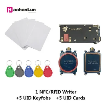 Proxmark3 V2 developer kit RFID reader NFC smart chip writer card access card duplicator 125Khz T5577 UID encryption crack
Proxmark3 V2 developer kit RFID reader NFC smart chip writer card access card duplicator 125Khz T5577 UID encryption crack
