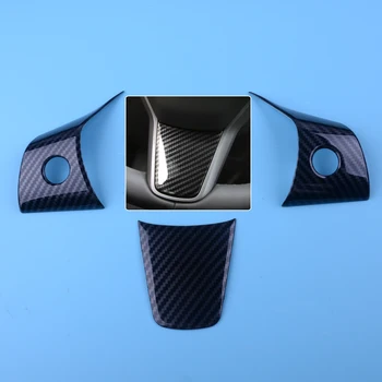 DWCX 3pcs Carbon Fiber Style Steering Wheel Panel Cover Trim Frame ABS Fit For Tesla Model 3 2017 2018 2019
DWCX 3pcs Carbon Fiber Style Steering Wheel Panel Cover Trim Frame ABS Fit For Tesla Model 3 2017 2018 2019