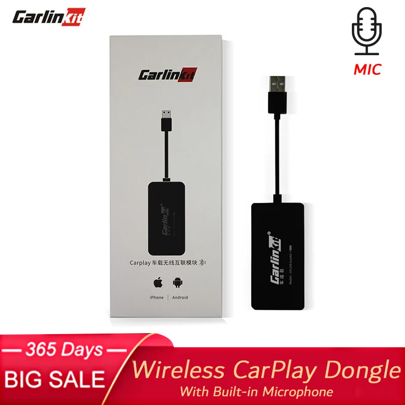 Carlinkit Wireless Smart Link Apple CarPlay Dongle for Android Navigation Player Mini USB Carplay Stick with Built-in Microphone
Carlinkit Wireless Smart Link Apple CarPlay Dongle for Android Navigation Player Mini USB Carplay Stick with Built-in Microphone
