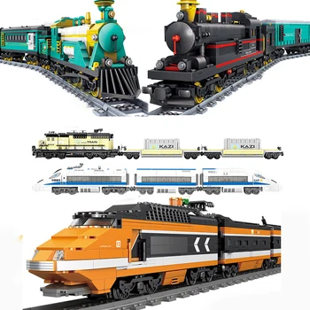 Technic Battery Powered Electric RC Train Rail Building Blocks Remote Control Railway Bricks Educational Toys For Children Gifts
Technic Battery Powered Electric RC Train Rail Building Blocks Remote Control Railway Bricks Educational Toys For Children Gifts