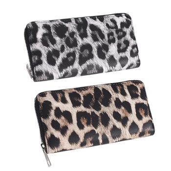 Fashionable Long Zip Leopard Print Wallet Women's Animal Print Clutch 2Pcs
Fashionable Long Zip Leopard Print Wallet Women's Animal Print Clutch 2Pcs