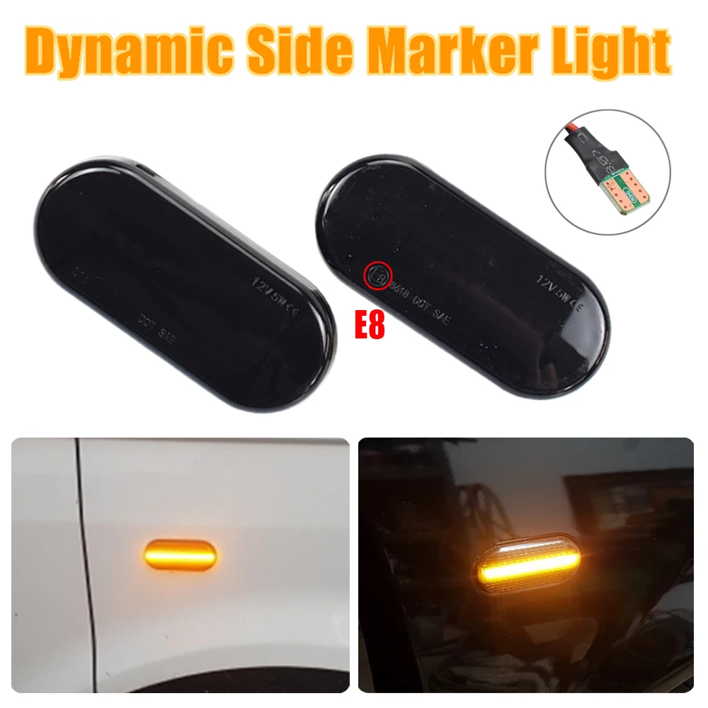 2Pcs Dynamic LED Side Marker Light Flowing Turn Signal Light Blinker For VW Volkswagen Bora Golf 3/4 Passat Sharan Seat Ford
2Pcs Dynamic LED Side Marker Light Flowing Turn Signal Light Blinker For VW Volkswagen Bora Golf 3/4 Passat Sharan Seat Ford