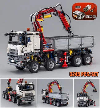 New MOC Arocs Series Truck City Motor Power Function Model Fit LeGINGlys Technic Building Blocks Bricks 42043 Kid Toys Gift
New MOC Arocs Series Truck City Motor Power Function Model Fit LeGINGlys Technic Building Blocks Bricks 42043 Kid Toys Gift