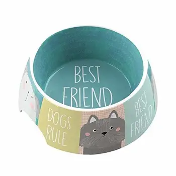 Tar Hong Best Friends Forever 2.5 Cup Medium Melamine Pet Bowl 
Tar Hong Best Friends Forever 2.5 Cup Medium Melamine Pet Bowl