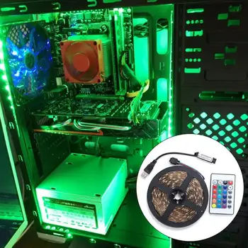 Flexible USB LED String LED Strip Home Decor Waterproof TV Backlight Super Bright Mood Light 24 Keys Kitchen Party Night Lamp
Flexible USB LED String LED Strip Home Decor Waterproof TV Backlight Super Bright Mood Light 24 Keys Kitchen Party Night Lamp