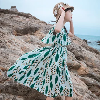 Summer Girl Dress Floral Off The Shoulder Children's Holiday Beach Dress Kids Teenage Girls Clothes For 5 6 7 8 9 10 12 13 Years
Summer Girl Dress Floral Off The Shoulder Children's Holiday Beach Dress Kids Teenage Girls Clothes For 5 6 7 8 9 10 12 13 Years