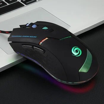 Ergonomic Wired Gaming Mouse 6 Button LED 2400 DPI USB Computer Mouse Gamer Mice Silent Mause With Backlight For PC Laptop
Ergonomic Wired Gaming Mouse 6 Button LED 2400 DPI USB Computer Mouse Gamer Mice Silent Mause With Backlight For PC Laptop