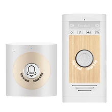 Wireless Voice Intercom Doorbell 2-way Talk Monitor with 1*Outdoor Unit Button 1* Indoor Unit Receiver Smart Home Security
Wireless Voice Intercom Doorbell 2-way Talk Monitor with 1*Outdoor Unit Button 1* Indoor Unit Receiver Smart Home Security