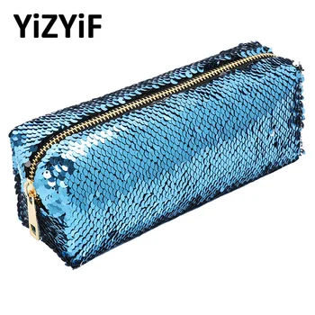 Shiny Sequin Handbag Reversible Double Color Cosmetic Bag Mermaid Sequin Glitter Handbag Sparkling Shiny Students Pencil Pouch 
Shiny Sequin Handbag Reversible Double Color Cosmetic Bag Mermaid Sequin Glitter Handbag Sparkling Shiny Students Pencil Pouch