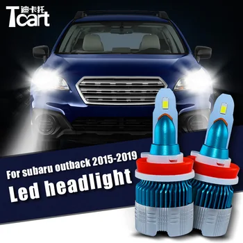 

Tcart For subaru outback 2015 2016 2017 2018 2019 Canbus H11 9005 Car LED Headlight Bulbs 6400LM accessories 6500K led fog light