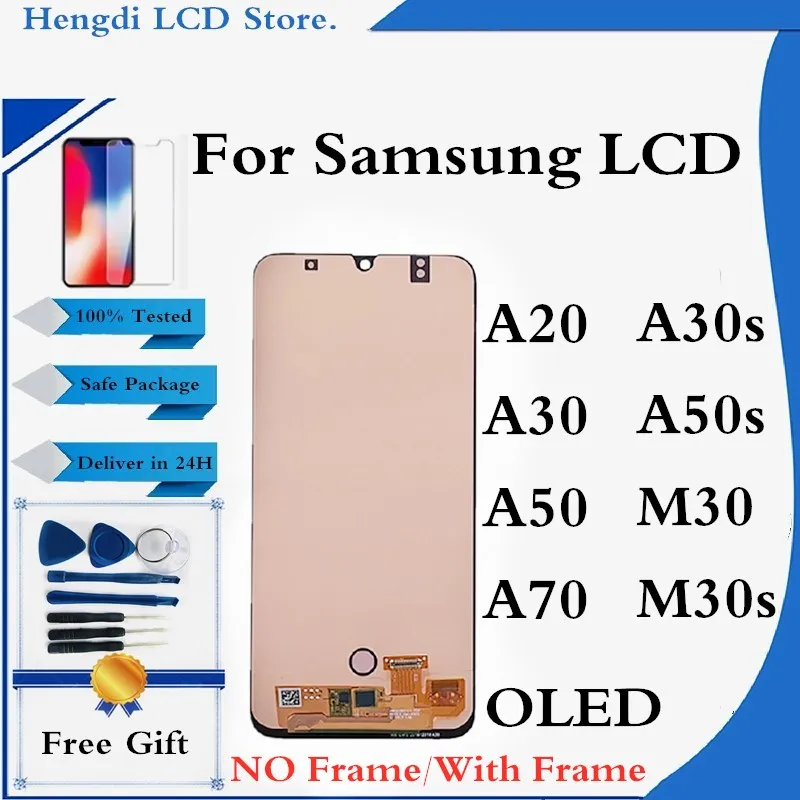 OLED For Samsung A20 A205 Display For Samsung A50 A505 A30 A70 M30 LCD Display Screen For Samsung A30S A50S M30S Display Screen
OLED For Samsung A20 A205 Display For Samsung A50 A505 A30 A70 M30 LCD Display Screen For Samsung A30S A50S M30S Display Screen