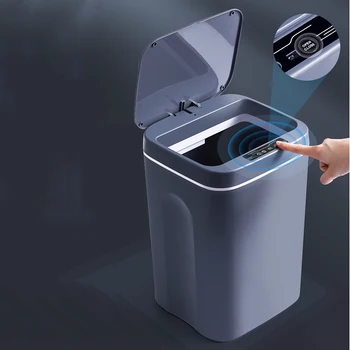 Automatic Sensor Dustbin Smart Sensor USB Trash Can Induction Waste Bin Eco-Dustbin Household Trash Bin 12L-Blue
Automatic Sensor Dustbin Smart Sensor USB Trash Can Induction Waste Bin Eco-Dustbin Household Trash Bin 12L-Blue