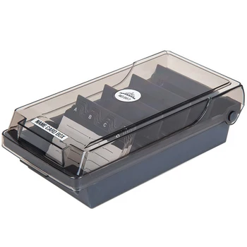 Plastic Business Card Holder Box for Desktop Business Card Storage Box File Index Card Storage Box
Plastic Business Card Holder Box for Desktop Business Card Storage Box File Index Card Storage Box