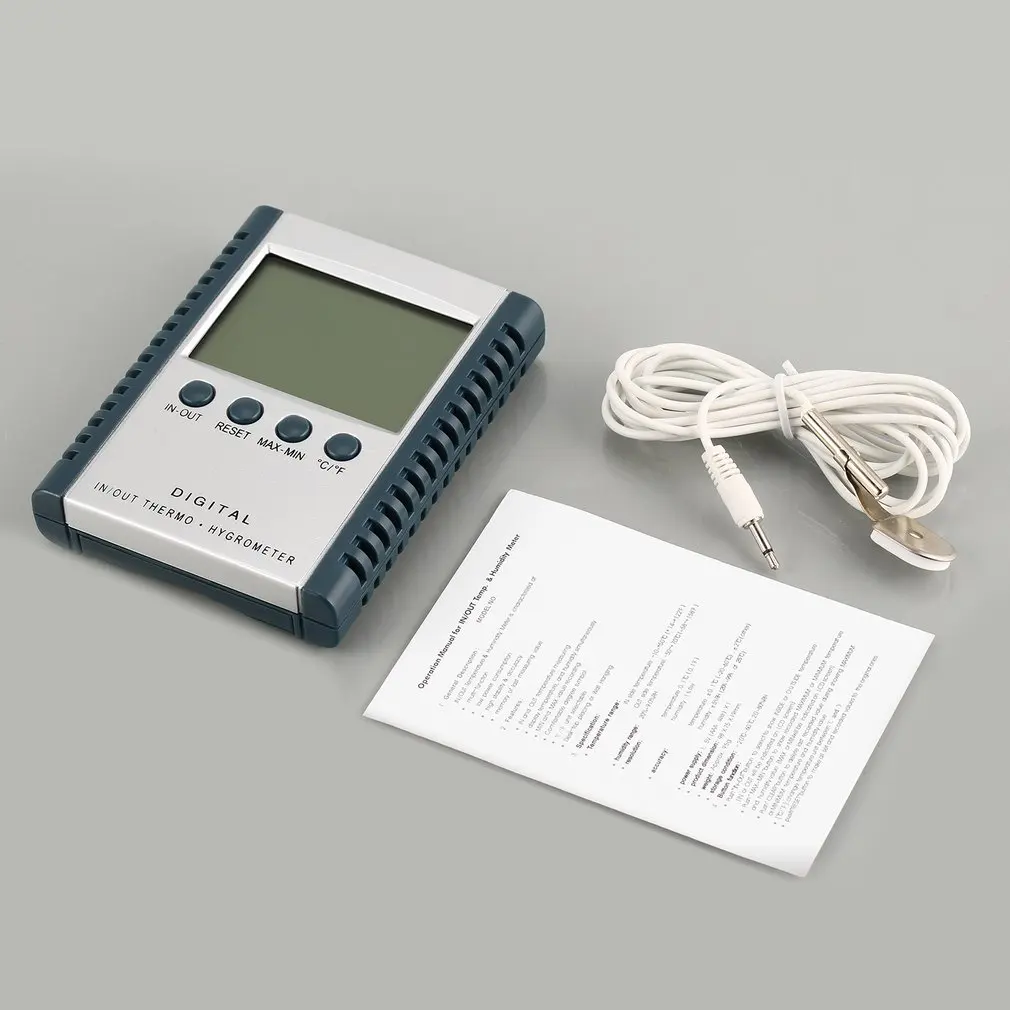 Mini Digital Humidity Temperature Meter LCD Display Hygrometer Thermometer Sensor Indoor Outdoor Calender Clock -50-70C
Mini Digital Humidity Temperature Meter LCD Display Hygrometer Thermometer Sensor Indoor Outdoor Calender Clock -50-70C