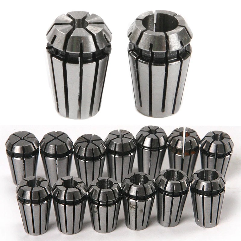High Quality 15pcs/set ER11 Precision Spring Collet Set For CNC Engraving Machine Lathe Mill Tool
High Quality 15pcs/set ER11 Precision Spring Collet Set For CNC Engraving Machine Lathe Mill Tool