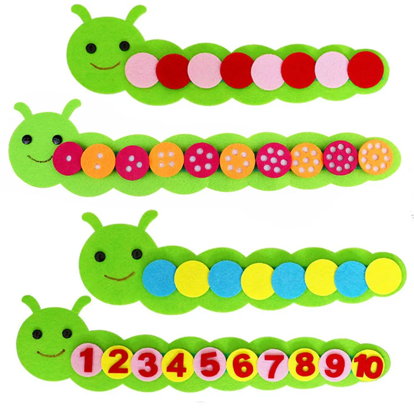 Montessori Teaching Manual DIY Mathematical Game Color Sorting Caterpillar Preschool Kids Educational Early Learning Toys
Montessori Teaching Manual DIY Mathematical Game Color Sorting Caterpillar Preschool Kids Educational Early Learning Toys