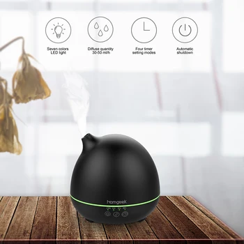 Homgeek 400ml Humidifier Aroma Essential Diffuser Air Humidifier with LED Lights Mist Maker for Office Home
Homgeek 400ml Humidifier Aroma Essential Diffuser Air Humidifier with LED Lights Mist Maker for Office Home