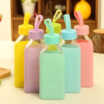 Fashionable Bit Lovers Baroque Silica Gel Set Glass Personality Originality Square Simple Water Bottle Supply
Fashionable Bit Lovers Baroque Silica Gel Set Glass Personality Originality Square Simple Water Bottle Supply