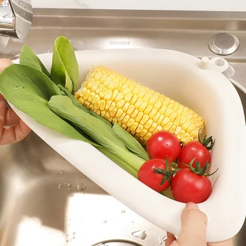 3pcs Multi - Functional Triangle Fruit Drain Water Basket (Random Color) 
3pcs Multi - Functional Triangle Fruit Drain Water Basket (Random Color)