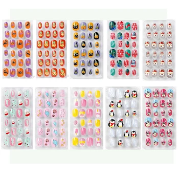 24Pcs Cute Cartoon Press on Children Color False Nail Tips Full Cover Kid Pink Fake Nail Art for Little Girls Manicure Tool
24Pcs Cute Cartoon Press on Children Color False Nail Tips Full Cover Kid Pink Fake Nail Art for Little Girls Manicure Tool