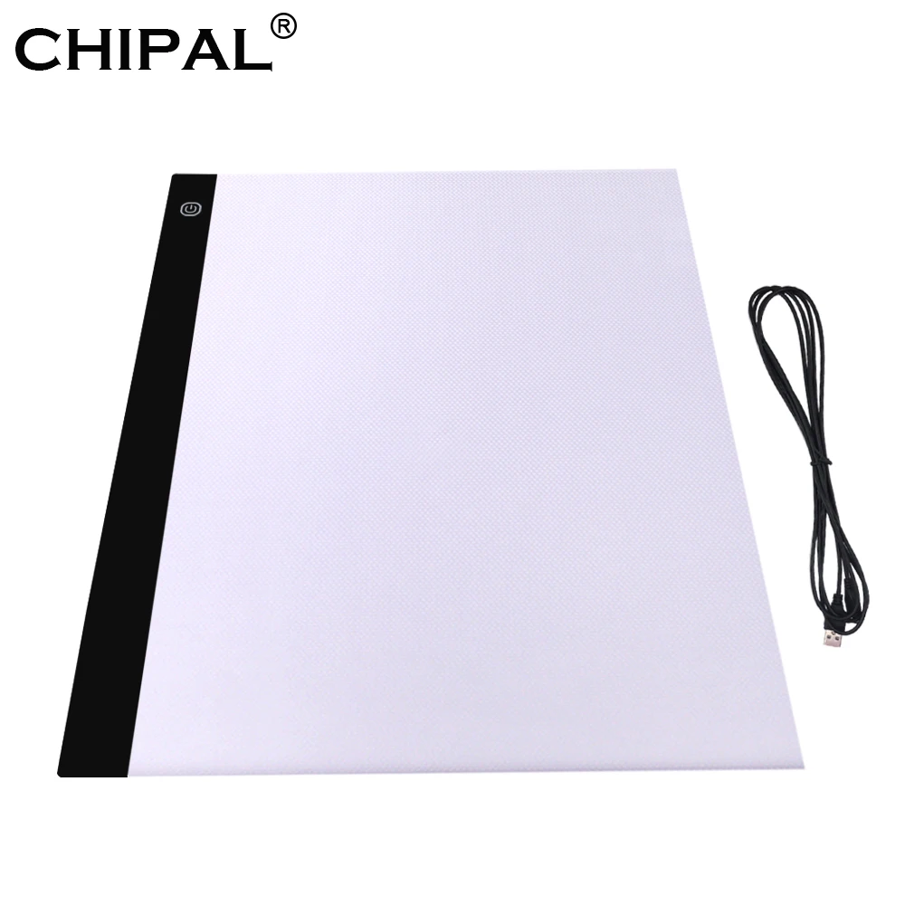 CHIPAL A3 LED Light Pad Digital Graphic Tablet Artcraft Tracing Light Box Copy Board Writing Table Drawing Tablet for Painting
CHIPAL A3 LED Light Pad Digital Graphic Tablet Artcraft Tracing Light Box Copy Board Writing Table Drawing Tablet for Painting