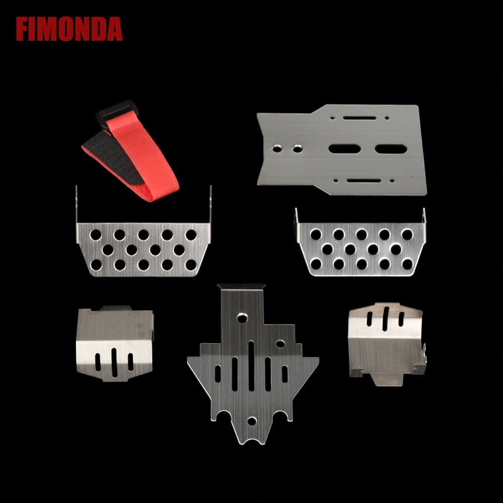 Six-in-One TRX4 Stainless Steel Chassis Armor Set Axle Protector Plate for 1/10 RC Crawler Traxxas TRX-4 Metal Upgrade Parts
Six-in-One TRX4 Stainless Steel Chassis Armor Set Axle Protector Plate for 1/10 RC Crawler Traxxas TRX-4 Metal Upgrade Parts