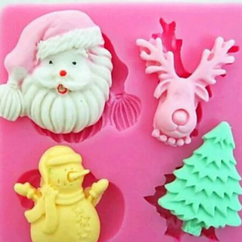 1PC 3D Santa Claus Christmas Tree Shaped Soap Silicone Mold Making Chocolate Candy Cake Decoration Tools
1PC 3D Santa Claus Christmas Tree Shaped Soap Silicone Mold Making Chocolate Candy Cake Decoration Tools