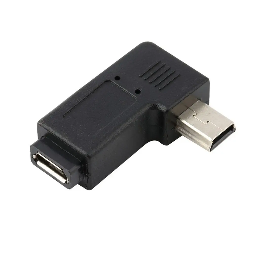 Right Angled USB 2.0 Micro 5 Pin Female to Mini 5Pin Male 90 Degree Adapter Converter Connectors Left Right Angle Black
Right Angled USB 2.0 Micro 5 Pin Female to Mini 5Pin Male 90 Degree Adapter Converter Connectors Left Right Angle Black