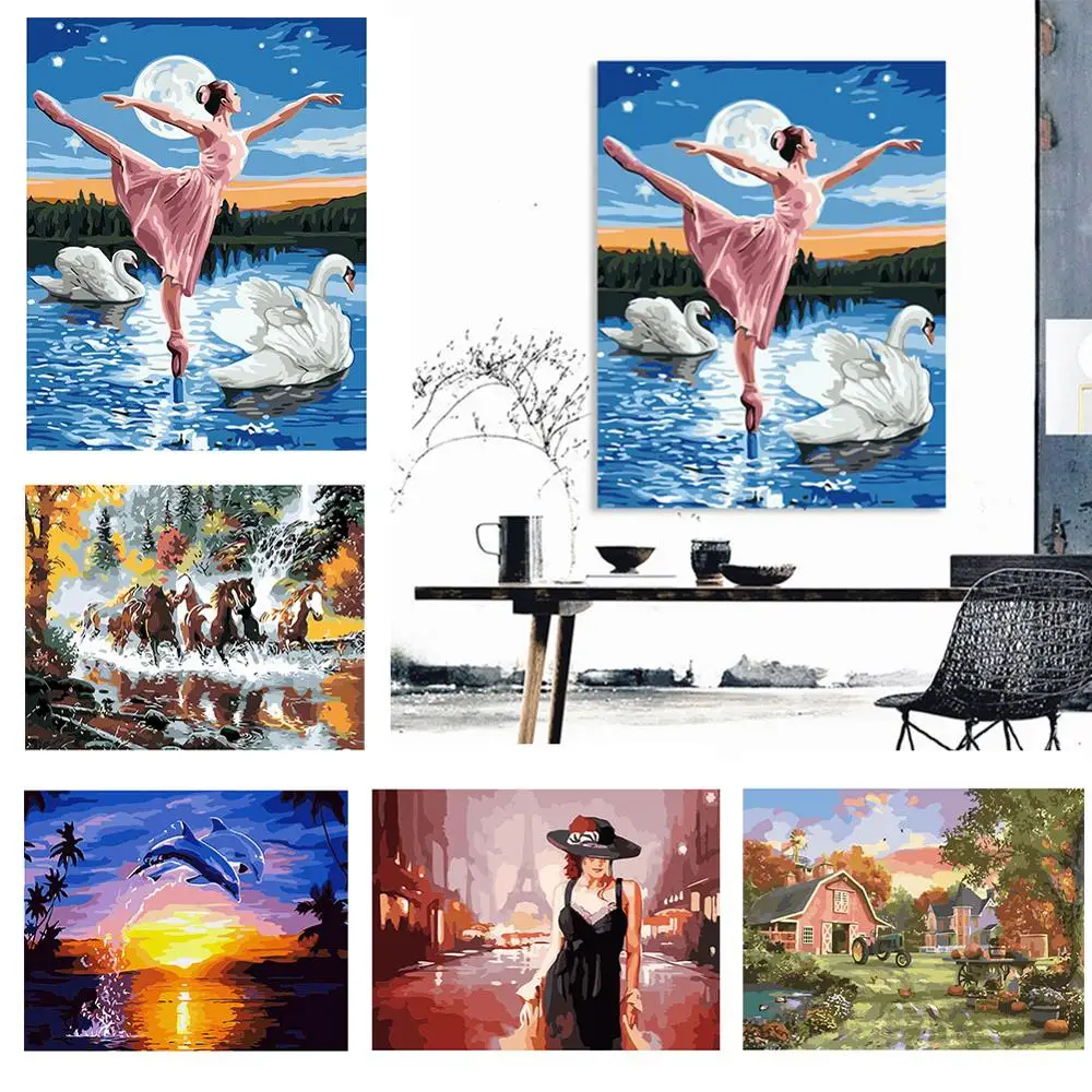 Painting By Numbers Scenery DIY Oil Coloring By Numbers Character Landscape Canvas Paint Art Pictures Home Decor
Painting By Numbers Scenery DIY Oil Coloring By Numbers Character Landscape Canvas Paint Art Pictures Home Decor