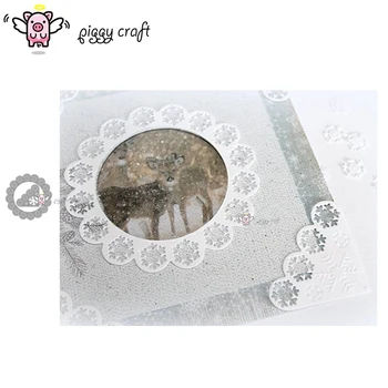 Piggy Craft metal cutting dies cut die mold Snowflake corner ring Scrapbook paper craft knife mould blade punch stencils dies
Piggy Craft metal cutting dies cut die mold Snowflake corner ring Scrapbook paper craft knife mould blade punch stencils dies