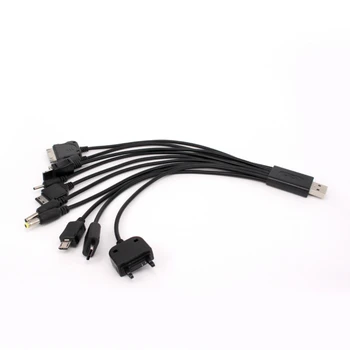 

10 in 1 Charger USB Cable Data Transfer Cable For iPod Motorola Nokia Samsung LG Sony Ericsson K750 USB Adapter