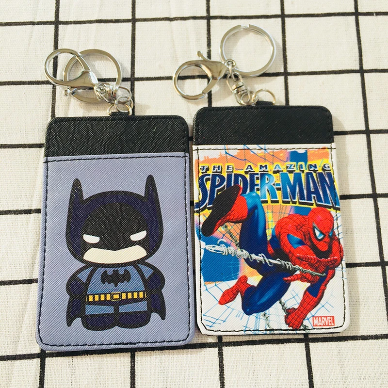 Batman Spider-Man Fashion Anime PU Key Chain Card Keychain Keyring Coin Key Cards Holder Pendant cute model Gifts hot
Batman Spider-Man Fashion Anime PU Key Chain Card Keychain Keyring Coin Key Cards Holder Pendant cute model Gifts hot