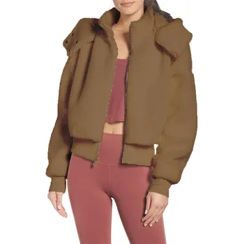 Women Autumn Winter Jackets Lapel Hooded Zipper Plush Jackets Thick Warm Coat IK88
Women Autumn Winter Jackets Lapel Hooded Zipper Plush Jackets Thick Warm Coat IK88