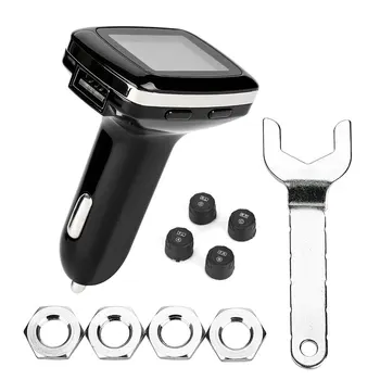 Cigarette Lighter USB Port Auto Security Alarm Car TPMS Wireless Tire Pressure Monitoring System Sensors Mobile Phone Charger
Cigarette Lighter USB Port Auto Security Alarm Car TPMS Wireless Tire Pressure Monitoring System Sensors Mobile Phone Charger
