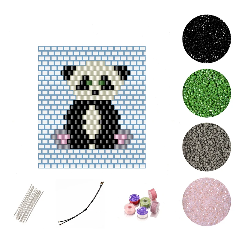 FAIRYWOO Panda Bracelet Punk Animal Bangles Charm Miyuki Beaded Jewelry DIY Accessories Jewelry Making Kit For Women Wholesale
FAIRYWOO Panda Bracelet Punk Animal Bangles Charm Miyuki Beaded Jewelry DIY Accessories Jewelry Making Kit For Women Wholesale