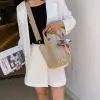 Women's Bag Women's Scarf Beach Bag Vacation Beach Woven Shoulder Cross Bag
Women's Bag Women's Scarf Beach Bag Vacation Beach Woven Shoulder Cross Bag