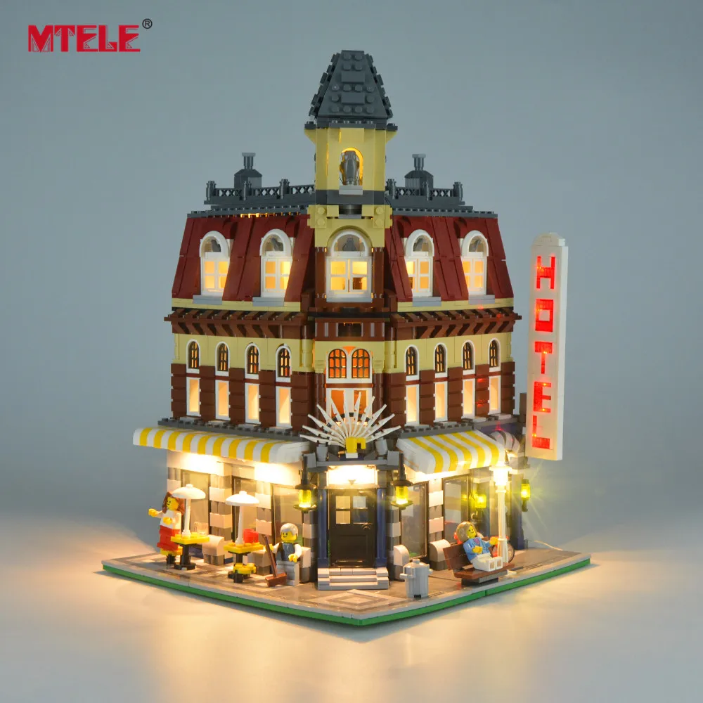 MTELE Brand LED Light Up kit for Blocks Make & Create Cafe Corner Model Toy Lepin 15002 Compatible with lego 10182
MTELE Brand LED Light Up kit for Blocks Make & Create Cafe Corner Model Toy Lepin 15002 Compatible with lego 10182