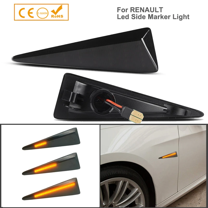 Sequential LED Side Marker Turn Signal Light Lamp For RENAULT MEGANE Vel Satis Avantime Espace Scenic Wind
Sequential LED Side Marker Turn Signal Light Lamp For RENAULT MEGANE Vel Satis Avantime Espace Scenic Wind