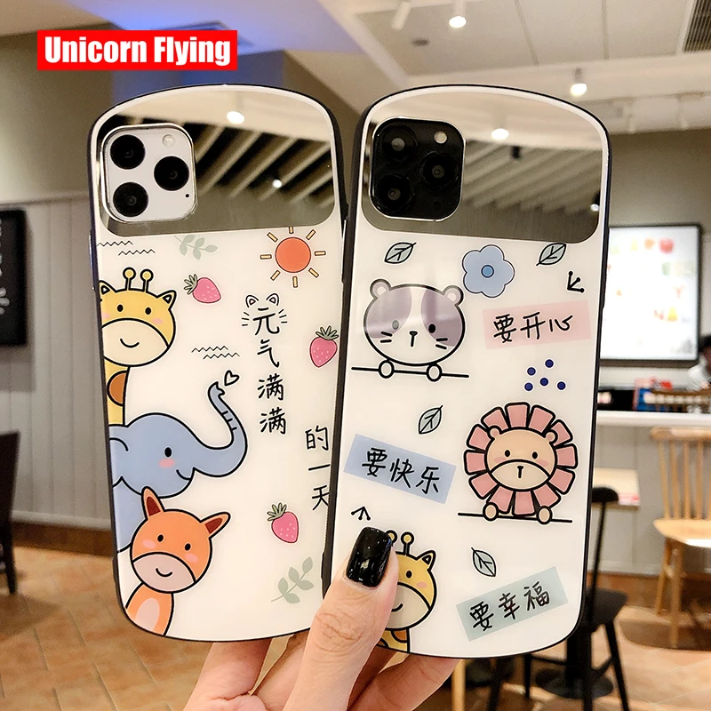 LinXiang Cartoon Zoo Park Giraffe Lion Elephant Mirror Phone Case Back Cover For iphone 7 8 Plus X XS Max XR 11 Pro
LinXiang Cartoon Zoo Park Giraffe Lion Elephant Mirror Phone Case Back Cover For iphone 7 8 Plus X XS Max XR 11 Pro