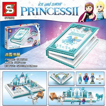 Ice and Snows Princess Frozened 575PCS Anna Elsa Princess Castle Pop Up Book Building Blocks Movie Toys Compatible SY6579
Ice and Snows Princess Frozened 575PCS Anna Elsa Princess Castle Pop Up Book Building Blocks Movie Toys Compatible SY6579