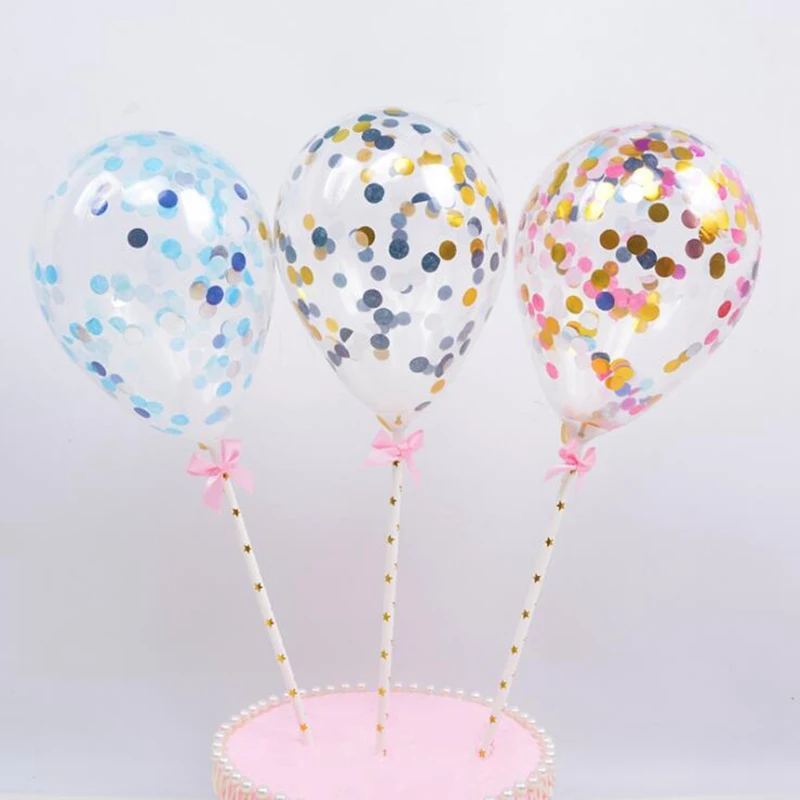 5 inch Rose Gold Multi Confetti Balloon Cake Toppers Mini Latex Balloon Craft for Cake Toppers Birthday Cake Wedding Decoration
5 inch Rose Gold Multi Confetti Balloon Cake Toppers Mini Latex Balloon Craft for Cake Toppers Birthday Cake Wedding Decoration