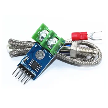 HJXY MAX6675 K-type thermocouple module temperature sensor, the maximum temperature can measure 1024 degrees
HJXY MAX6675 K-type thermocouple module temperature sensor, the maximum temperature can measure 1024 degrees
