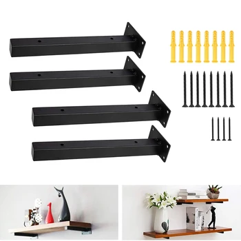 Heavy Duty Industrial Iron Pipe Shelf Brackets Rustic Pipe Shelving Brackets Black Wall Mounted Vintage Furniture Decorations
Heavy Duty Industrial Iron Pipe Shelf Brackets Rustic Pipe Shelving Brackets Black Wall Mounted Vintage Furniture Decorations