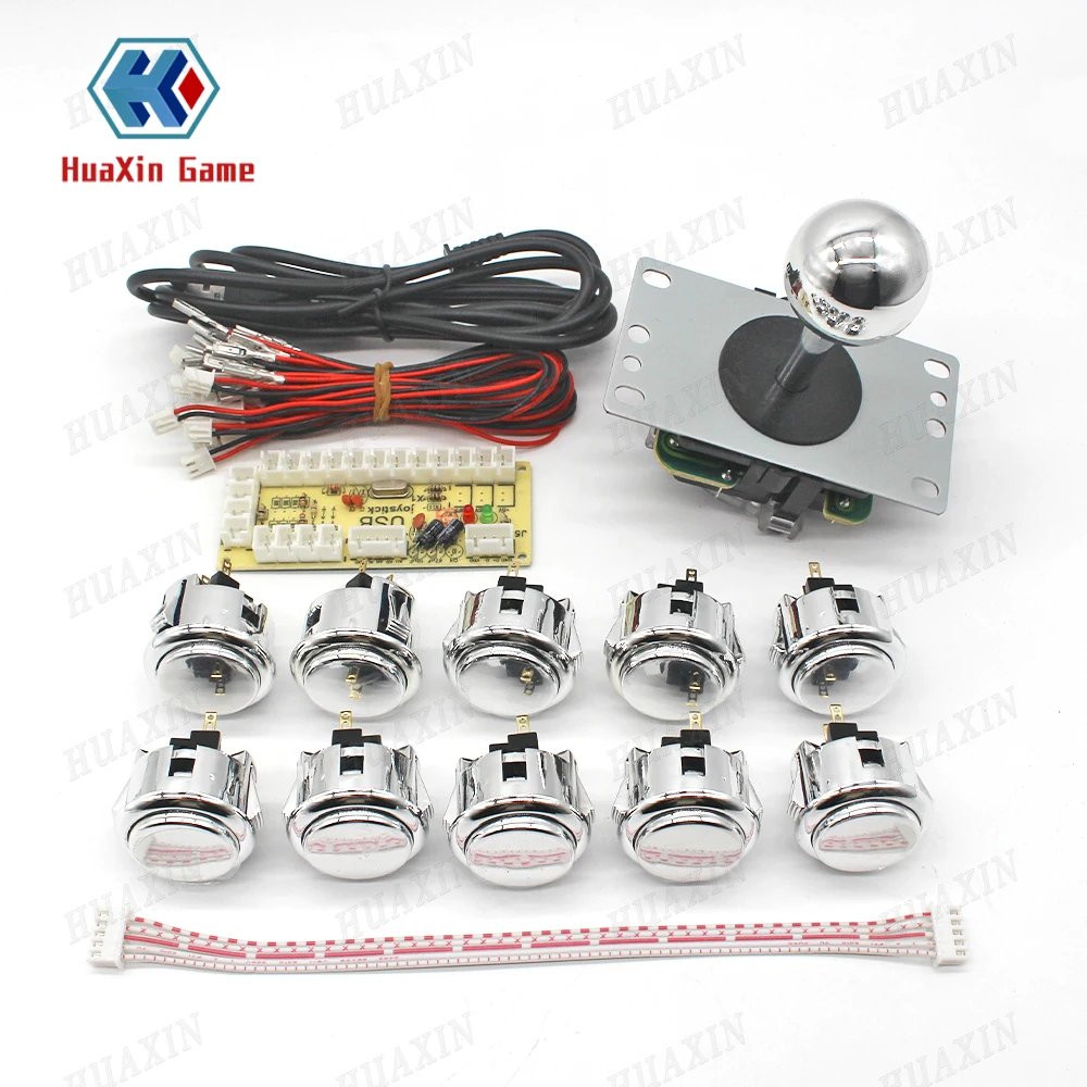 Аркадная игра DIY набор частей для ПК Mame Raspberry Pi Ретро пирог 5Pin 8 способ копия SANWA