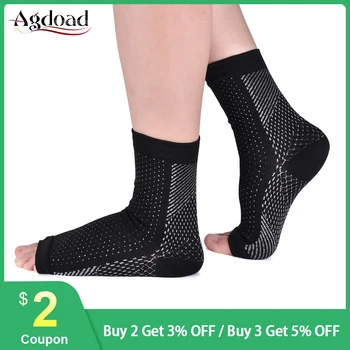 1pair Ankle Brace Compression Support Sleeve Bandage Elastic Breathable Foot Protection Anti Cracking Socks for Joint Pain
1pair Ankle Brace Compression Support Sleeve Bandage Elastic Breathable Foot Protection Anti Cracking Socks for Joint Pain