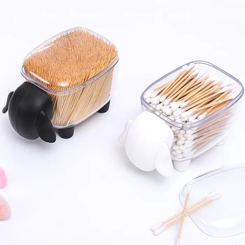 Creative Sheep Plastic Cotton Swab Box Toothpick Case Container Organizer Automatic Household Toothpick Dispenser Stick Holder
Creative Sheep Plastic Cotton Swab Box Toothpick Case Container Organizer Automatic Household Toothpick Dispenser Stick Holder